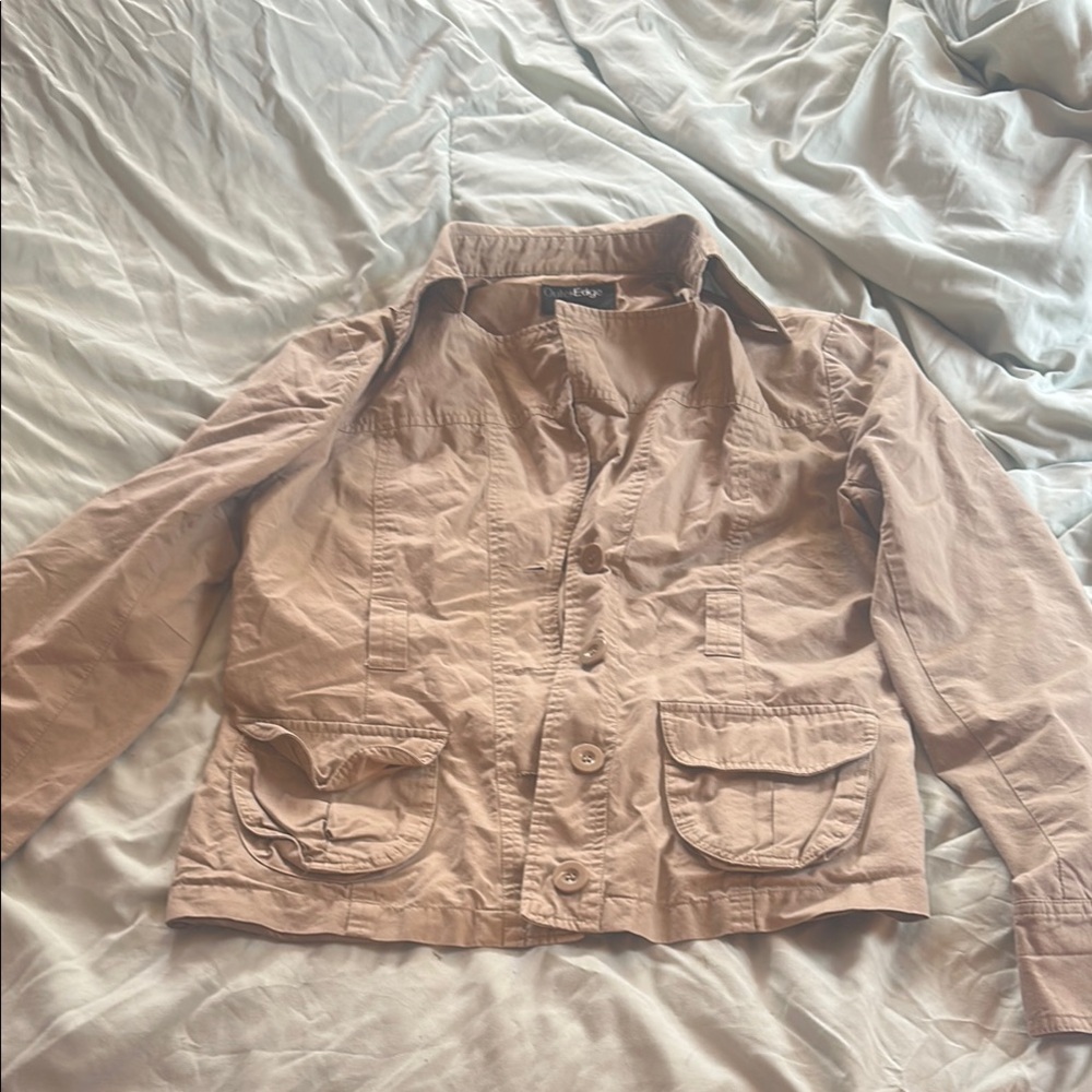 Tan Button-Up Jacket